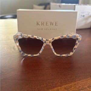 KREWE Checkered Sunglasses Brand New